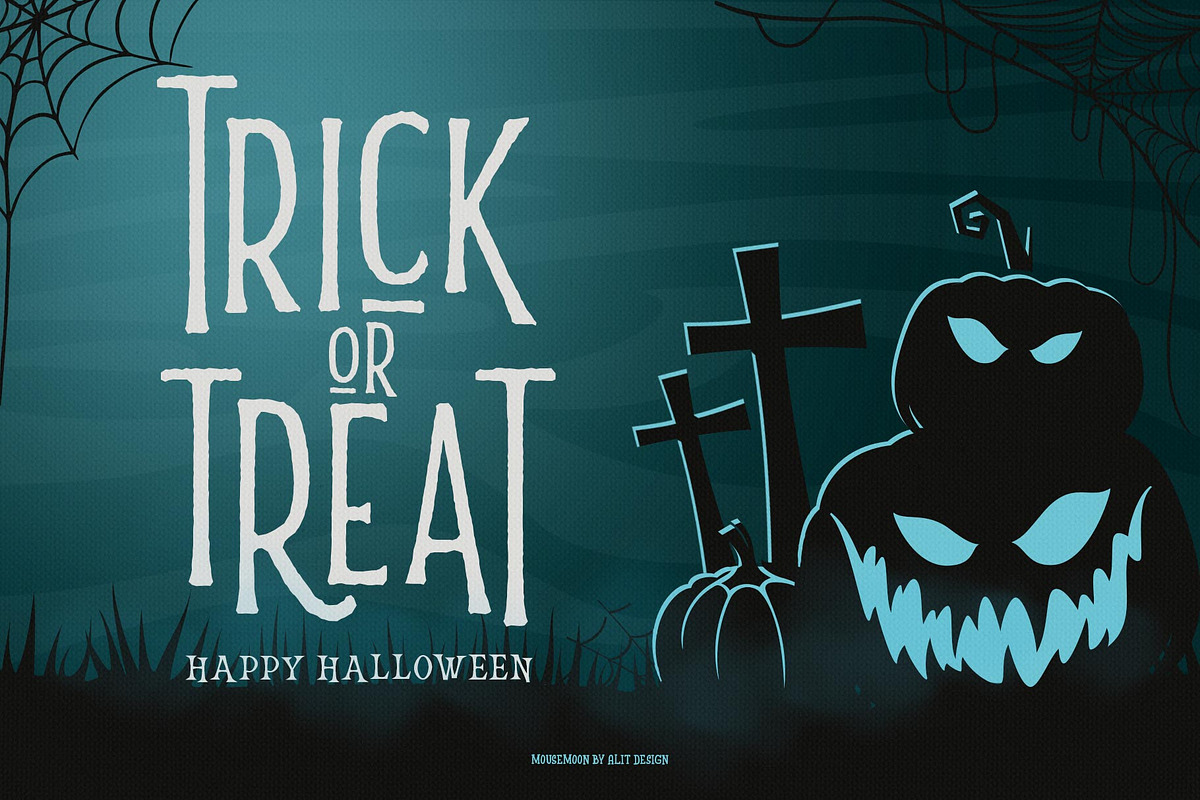 Mouse Moon Typeface, a Script Font by alit design (Photo 2 of 3)