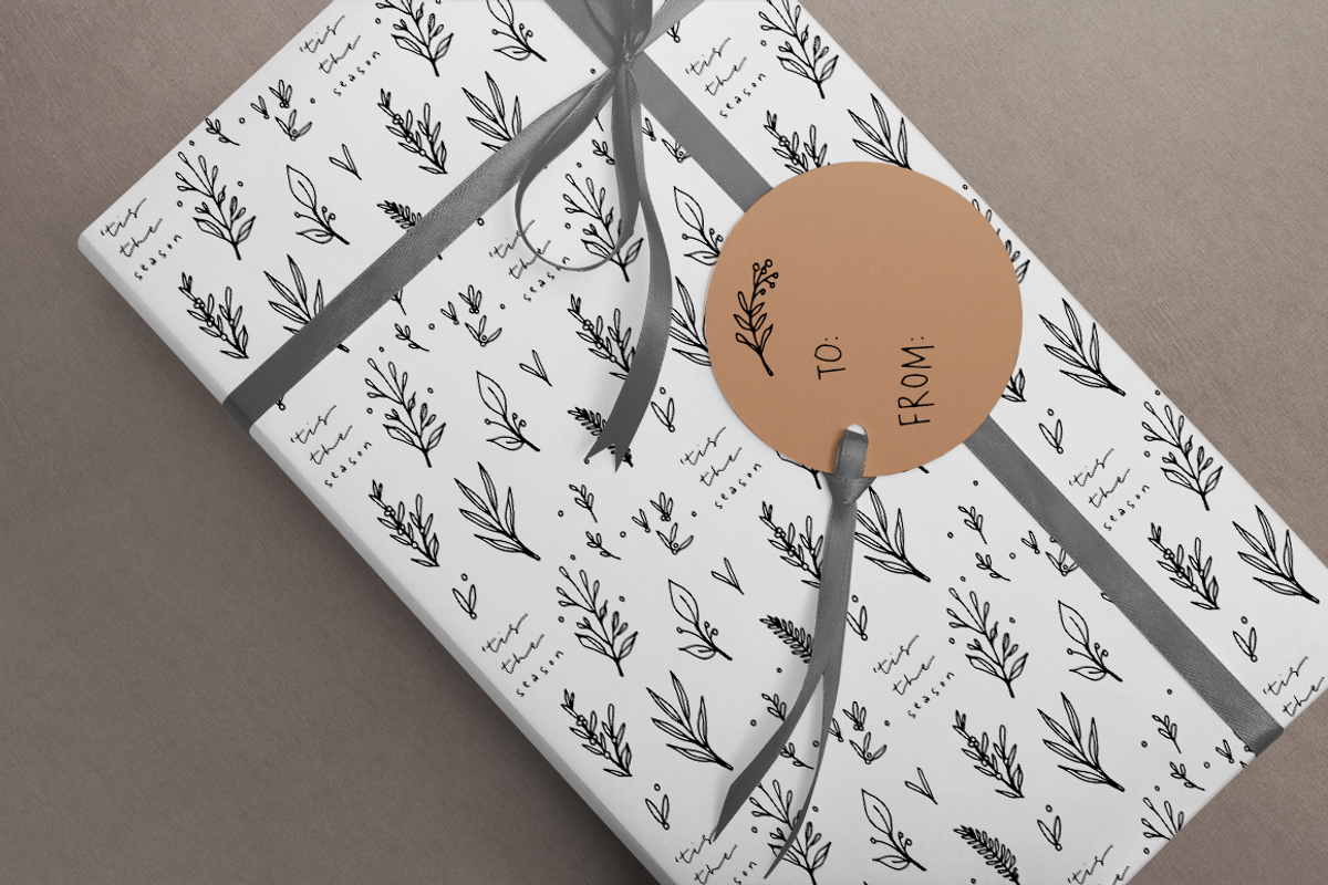 Leaves and Twigs font trio & extras, a Script Font by Ana's Fonts (Photo 15 of 17)