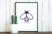 Bee Insect Animal Flying Wings Logo, a Branding & Logo Template by jongcreative (Thumbnail 4 of 4)