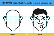 Cartoon Face Maker, an Illustration by melissadn (Thumbnail 2 of 4)