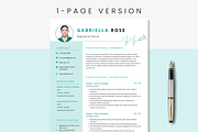 Nursing Resume Cover Letter Template, a Resume Template by MondaySpark (Thumbnail 8 of 8)