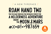 ROAM Hand Two Rough & Solid  A-TYPE, a Handwritten Font by Tyrrell Creative (Thumbnail 6 of 7)