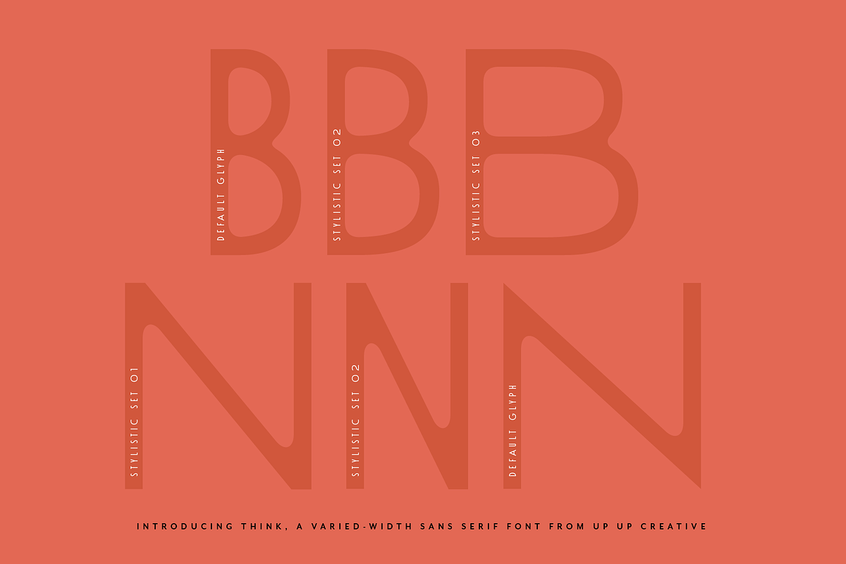 Think Sans Serif Font Family, a Sans Serif Font by Up Up Creative (Photo 12 of 13)