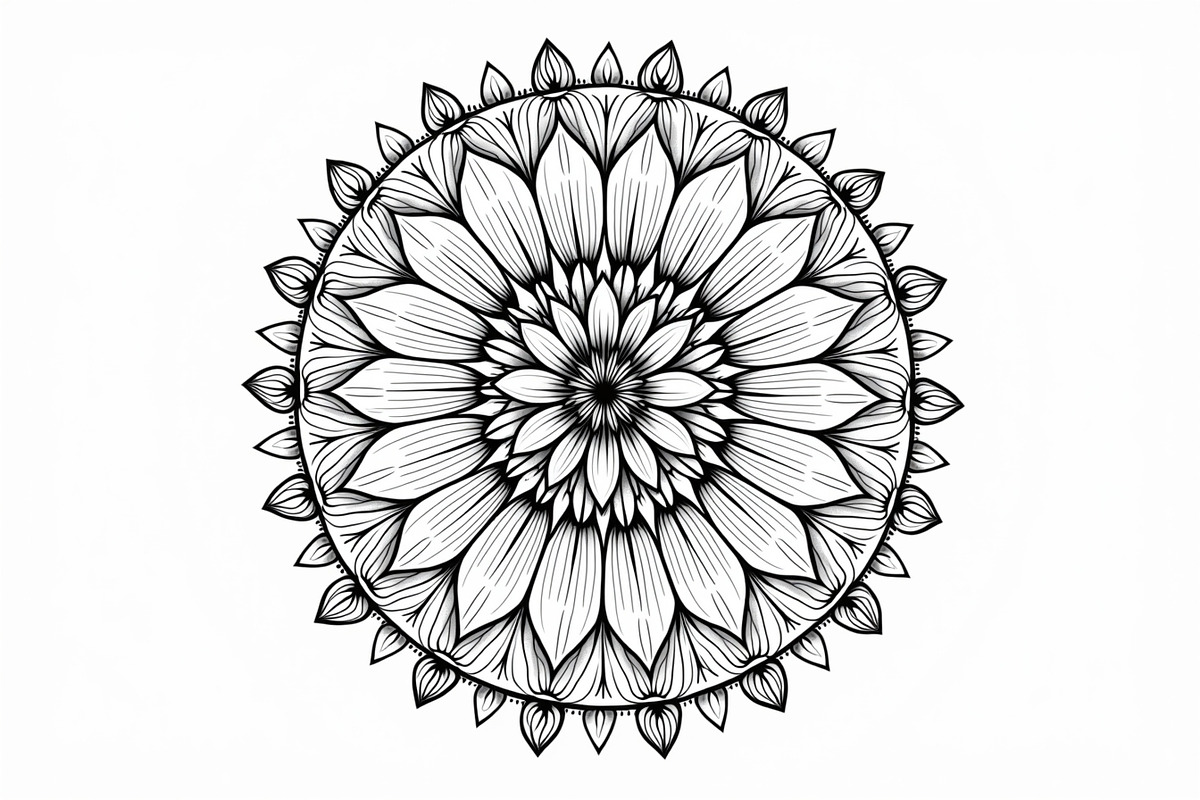 Mandala Coloring Pages Bundle, an Illustration by Artivon (Photo 10 of 11)
