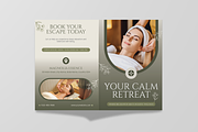 Spa Wellness Service Bifold Brochure, a Brochure Template by Annora Studio (Thumbnail 3 of 6)