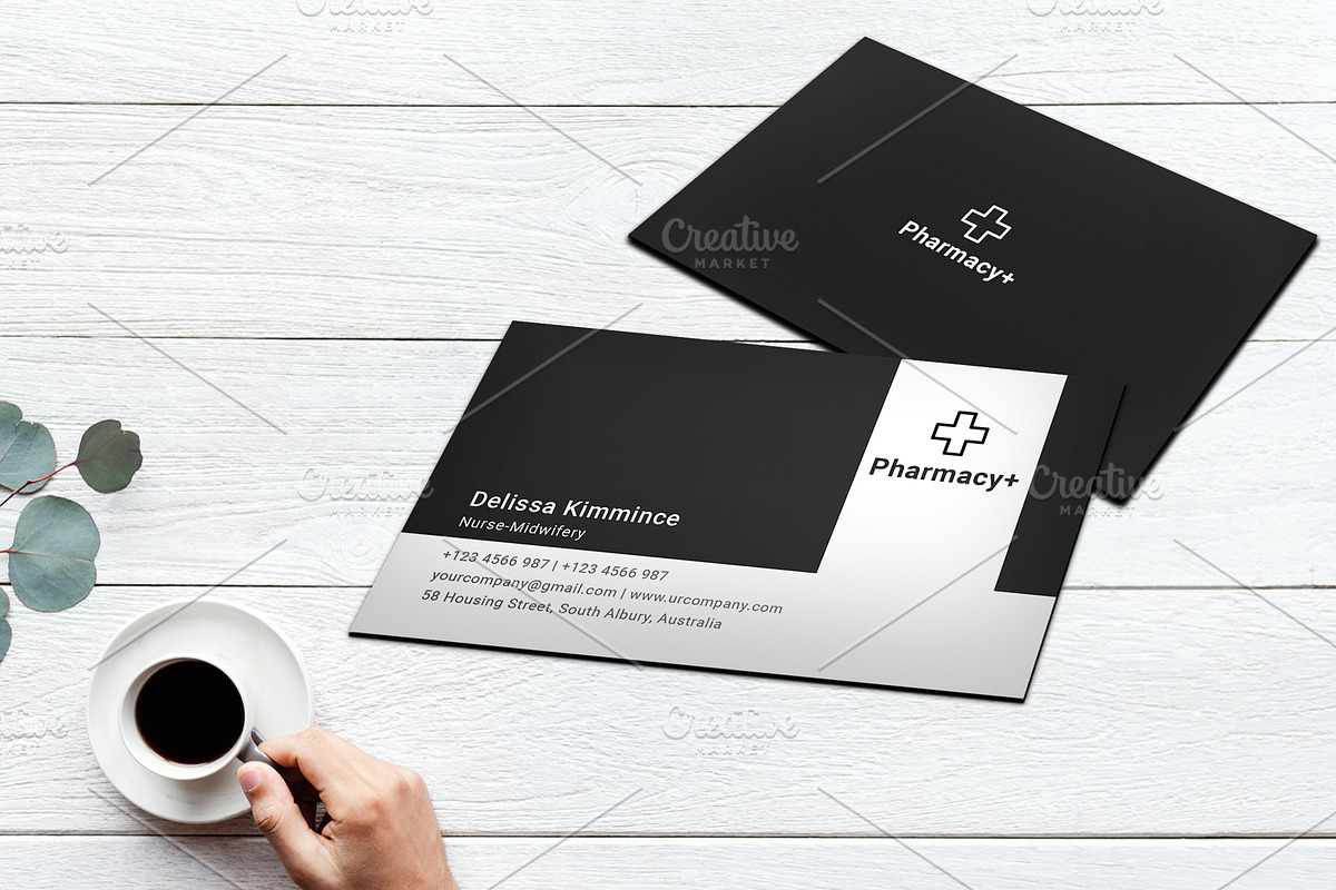 Pharmacy Business Card, a Business Card Template by graphicsunday (Photo 4 of 4)