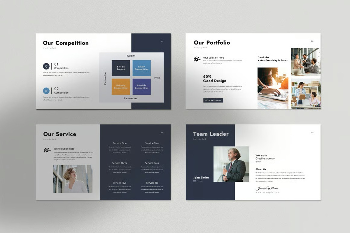 Pitch Deck Keynote Presentation, a Presentation Template by Fit-tee (Photo 2 of 9)