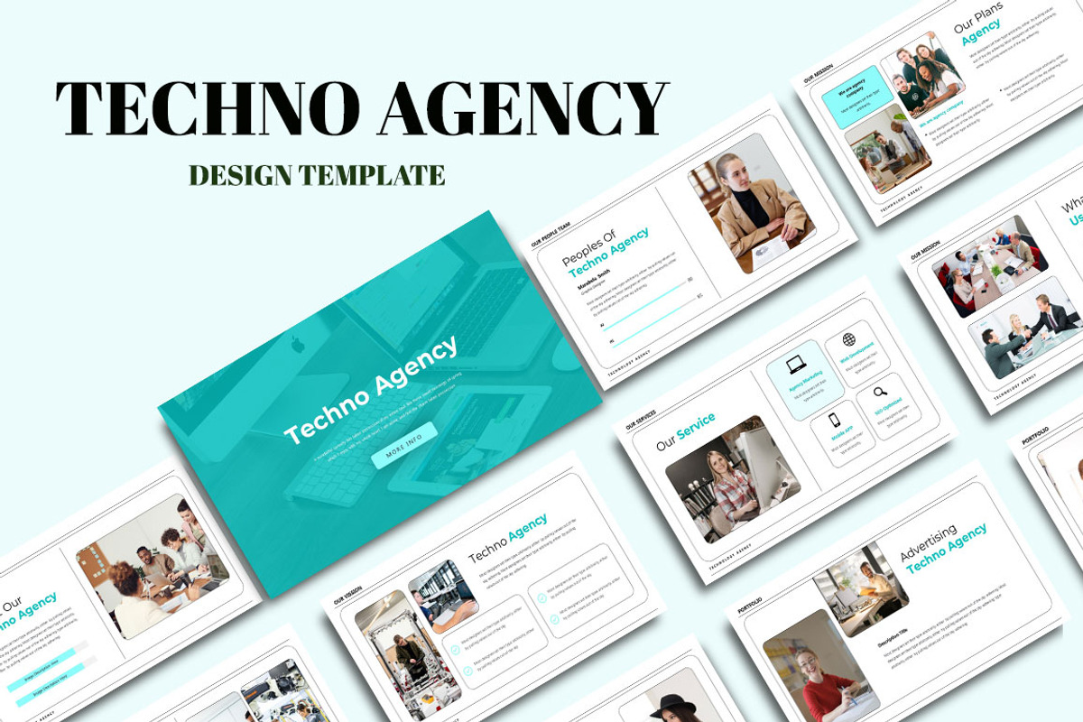 Techno Agency GSL-Keynote, a Presentation Template by yanindesign (Photo 1 of 6)
