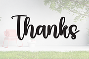 Outside | Script Font, a Handwritten Font by Scratchones (Thumbnail 9 of 9)