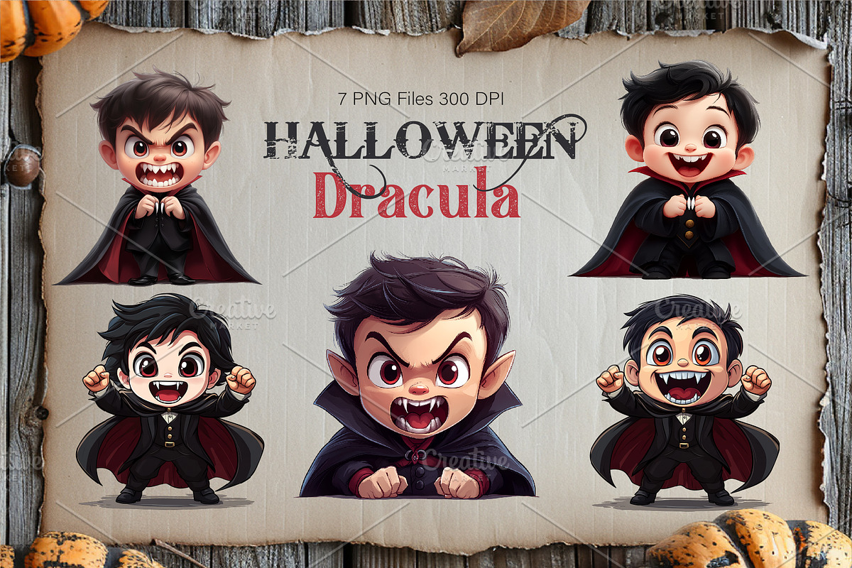 Cute cartoon Dracula. TShirt Sticker, an Animal Illustration by KENO Mascots (Photo 1 of 10)