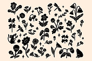 Wild Garden Linocut Bundle, an Illustration by ClayStudio (Thumbnail 2 of 6)