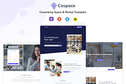 Cospace - Coworking Template, a Bootstrap Template by shreethemes (Thumbnail 1 of 5)
