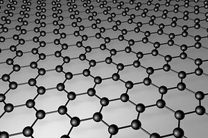 Carbon grid of graphene structure