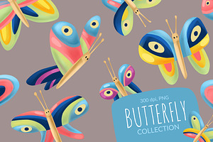 Butterflies Set