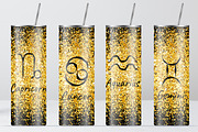 Zodiac Signs. Tumbler design., an Illustration by Kseniia_designer's shop (Thumbnail 4 of 4)