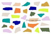 COLLAGE: patterns & cutout elements, an Object Graphic by Lena Nikolaeva (Thumbnail 3 of 15)