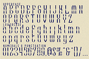 Radiation Structure - Condensed Font, a Serif Font by 177Studio (Thumbnail 7 of 8)