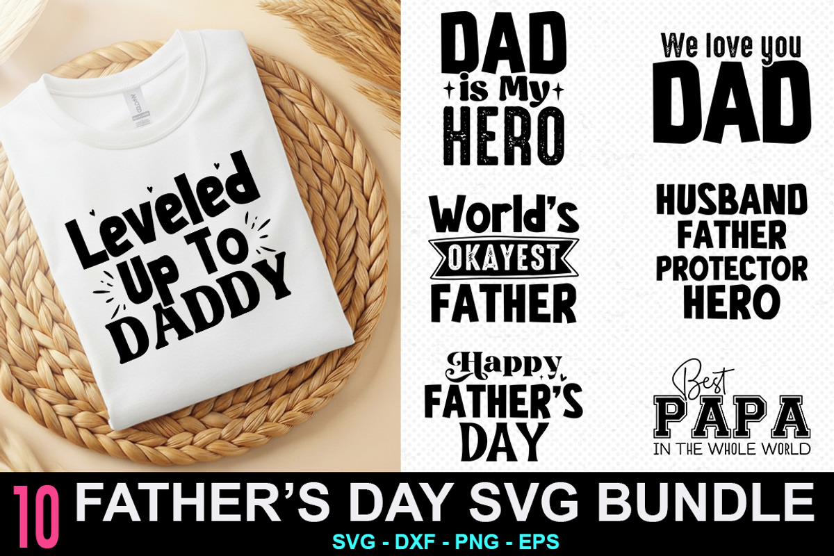 Father's Day SVG Bundle, a Graphic by crative8112 (Photo 2 of 11)