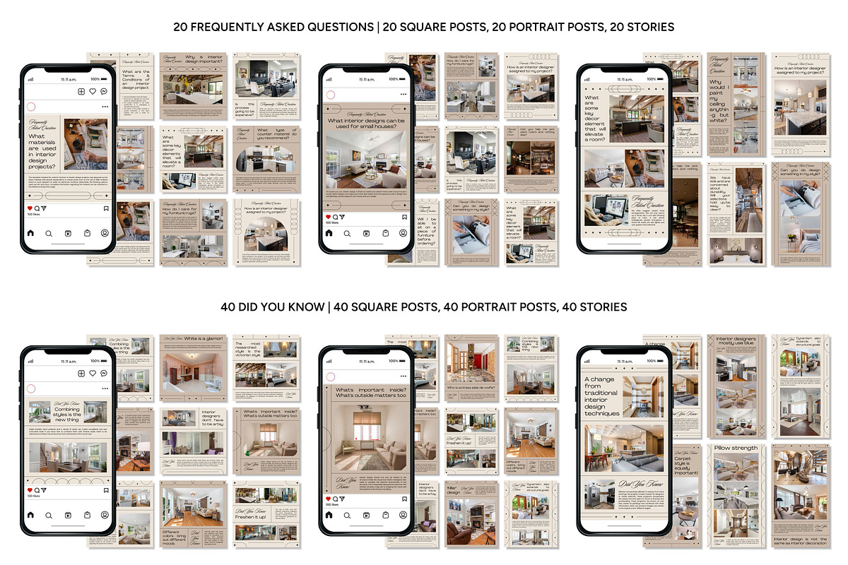 Interior Instagram Template, a Social Media Template by Kalubuak (Photo 9 of 10)