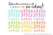 Mermaid Silhouettes in Fresh Girl, an Illustration by Amanda Ilkov (Thumbnail 3 of 3)