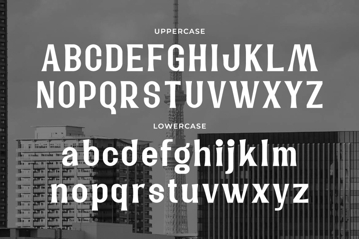 Noggo – Sans Serif Display Font, a Sans Serif Font by Artiveko (Photo 2 of 7)