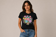 Rhinestone Flowers PNG, an Illustration by Pixels.Craft (Thumbnail 2 of 8)