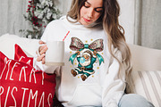 Leopard Santa Coquette Bow PNG, an Illustration by designcity5 (Thumbnail 2 of 8)