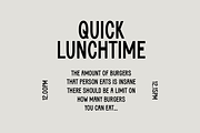 Quick Lunchtime, a Handwritten Font by KH STUDIO (Thumbnail 3 of 5)