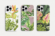 Tropical Leaves Watercolor, a Decorative Illustration by Volha Studio (Thumbnail 2 of 11)