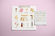 Zero Waste. Eco-friendly products., an Illustration by Sweet Corner (Thumbnail 9 of 11)