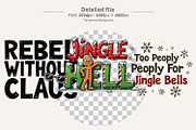 Funny Sarcastic Christmas PNG Bundle, an Illustration by Artnoy (Thumbnail 3 of 8)