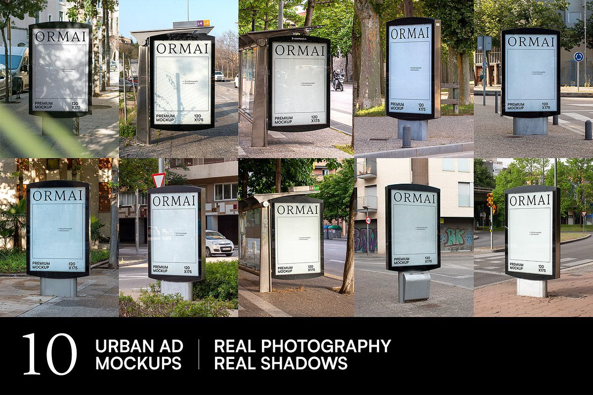 BUNDLE - Urban Billboard Ad Mockups, a Mockup by Ormai (Photo 1 of 11)