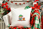 Doodle Christmas Elf Clipart Bundle, a Seasonal Illustration by LA Design (Thumbnail 9 of 10)
