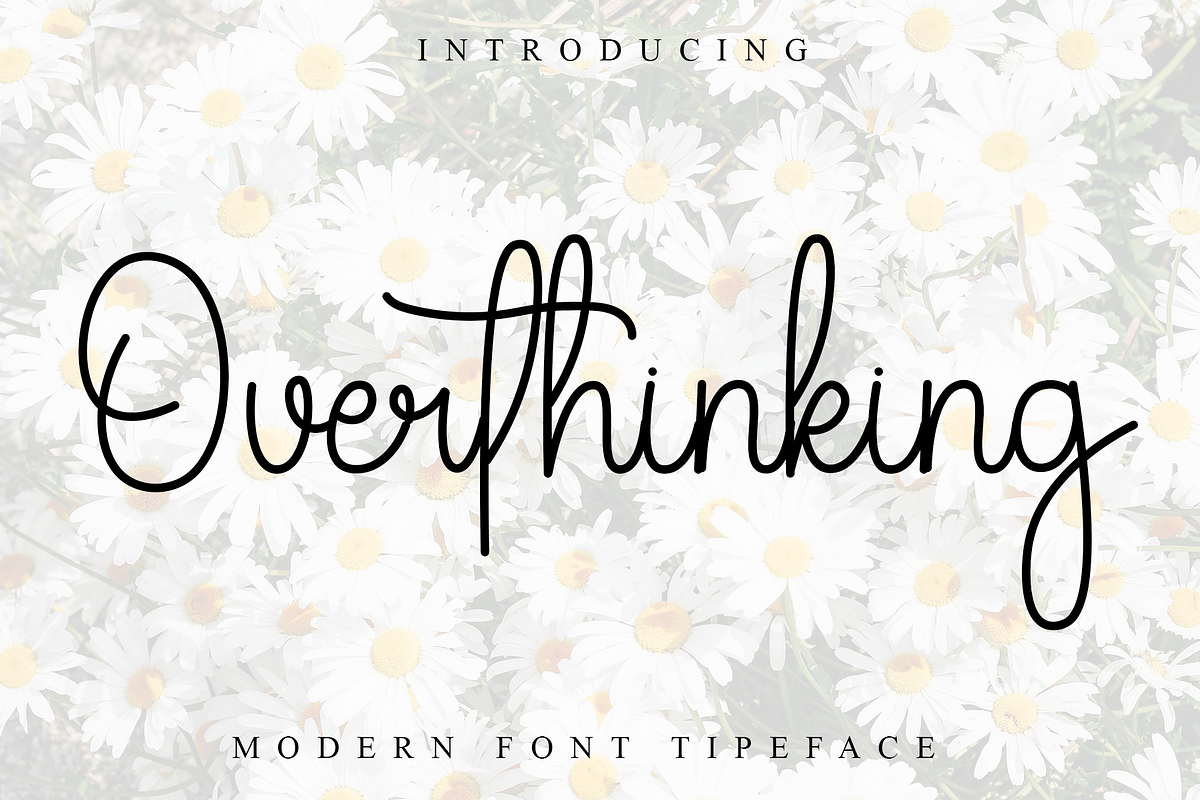 Overthinking, a Handwritten Font by FreshTypeINK (Photo 4 of 7)