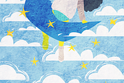 A girl on The Moon, an Illustration by Jema's (Thumbnail 3 of 3)