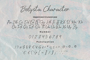 Belysta a Natural Script Font, a Script Font by Bayuktx (Thumbnail 6 of 8)