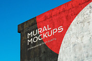 Street mural mockup bundle outdoor, an Advertising Mockup by FoundImages (Thumbnail 12 of 42)