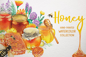 Watercolor Honey Collection