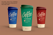 Coffee Cup Mockup - 8 views, a Cups & Container Mockup by Illusiongraphic (Thumbnail 6 of 18)