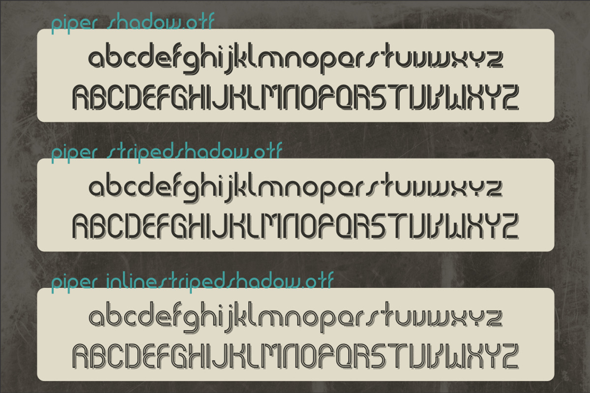 Piper Typeface preview 4