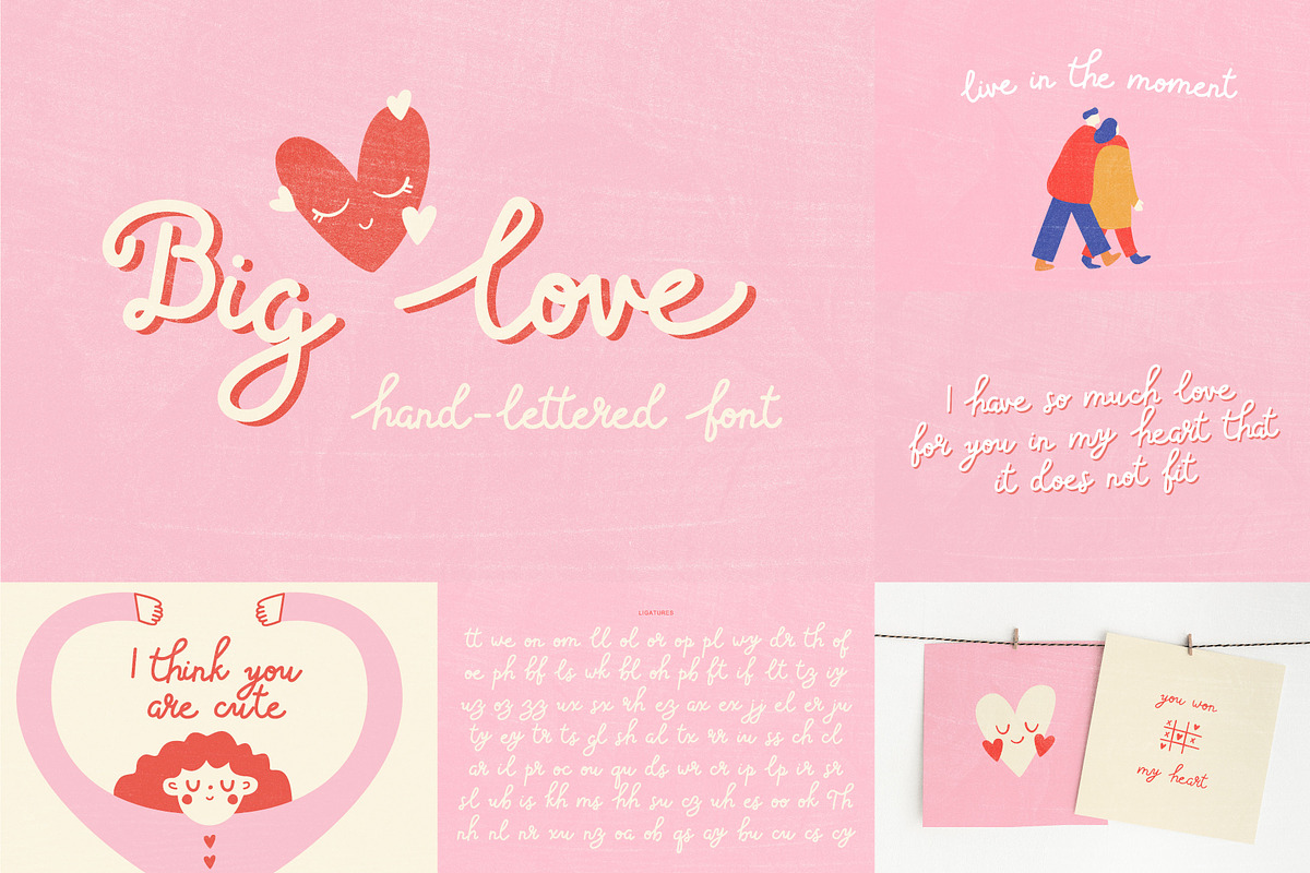 Cute Font BUNDLE | Part 2, a Handwritten Font by JuliaVolkova (Photo 5 of 13)