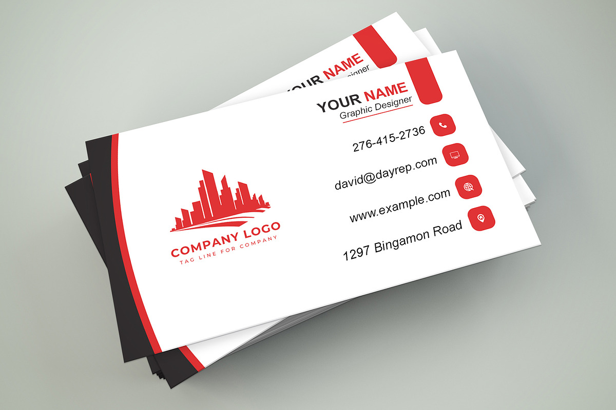 Editable Minimal Business Card preview 8