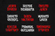 Lord Eratgon | Death Metal Font, a Blackletter Font by Denustudios (Thumbnail 6 of 12)