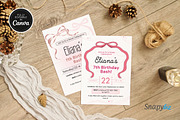Pink Bow Birthday Invitation Temp, an Invitation Template by Snapybiz (Thumbnail 9 of 10)