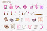 Home Bakery Watercolor Set, a Food Illustration by BarvArt (Thumbnail 10 of 15)