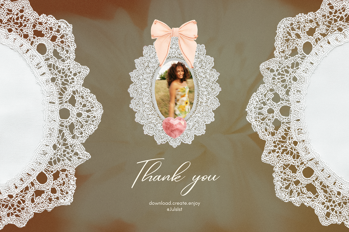 Romantic Lace Jewel Bundle, an Object Graphic by JulsIst (Photo 13 of 13)