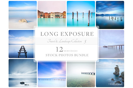 Long Exposure Photo Bundle 12 img, an Abstract Photo by Stefano Orazzini