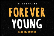 Forever Young  Hand drawn font, a Font by Fourteen Letter (Thumbnail 1 of 5)