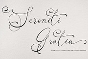Serenité Gratia - Calligraphy Script, a Script Font by Inviline.co (Thumbnail 10 of 10)