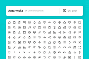 Antarmuka -  UI Element Iconset, a Templates & Theme by Designspace (Thumbnail 6 of 7)